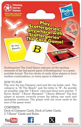Winning Moves Scattergories The Card Games