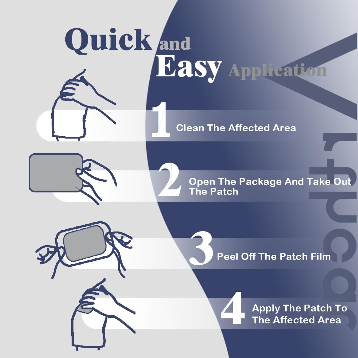 Arthcal 4% Lidocaine Patches(6 Pcs), Maximum Strength Pain Patches
