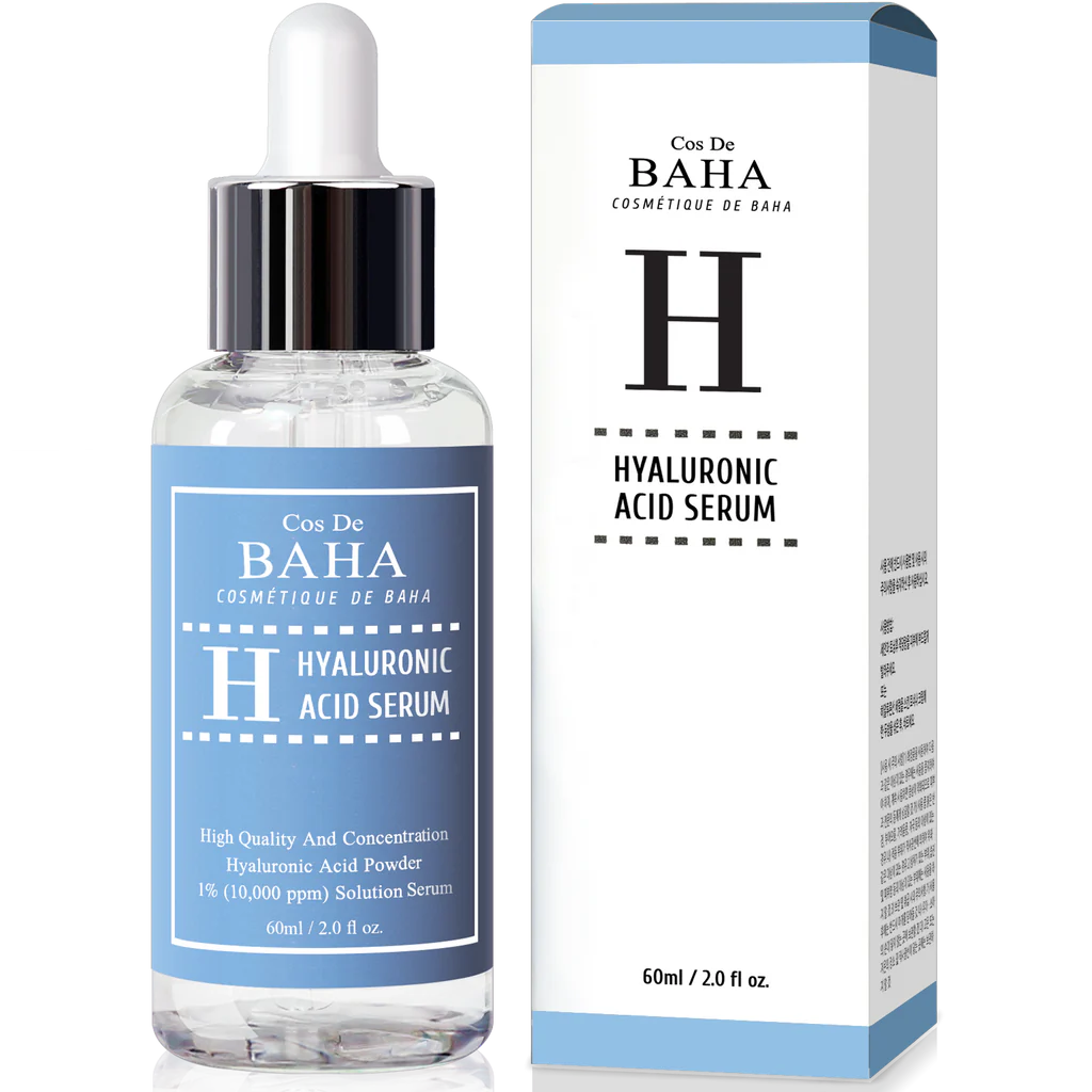 Pure Hyaluronic Acid Serum (120ml 4.0fl oz.) Facial Moisturizer for Cos De Baha
