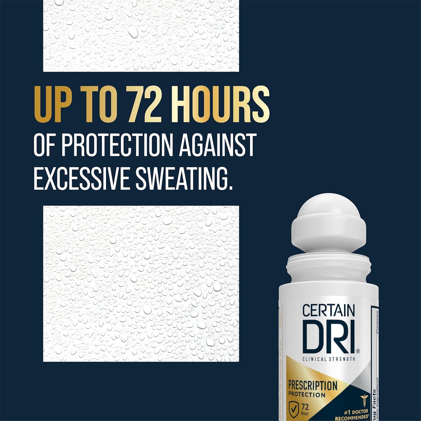 Certain Dri Anti-Perspirant, Roll-On, Pack of 1, 1.2 oz