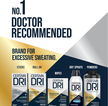 Certain Dri Anti-Perspirant, Roll-On, Pack of 1, 1.2 oz