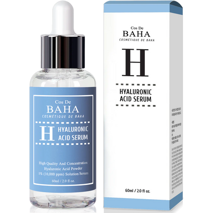 Pure Hyaluronic Acid Serum (120ml 4.0fl oz.) Facial Moisturizer for Cos De Baha